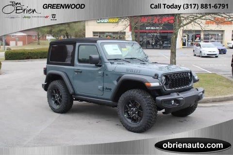 2024 Jeep Wrangler Willys 2 Door 4x4 in Indianapolis, IN - O'Brien Automotive Family
