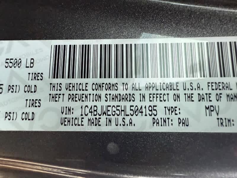 2017 Jeep Wrangler Unlimited Sahara 4x4