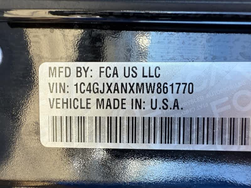 2021 Jeep Wrangler Sport S 4X4