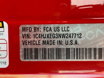 2022 Jeep Wrangler Sahara 4x4