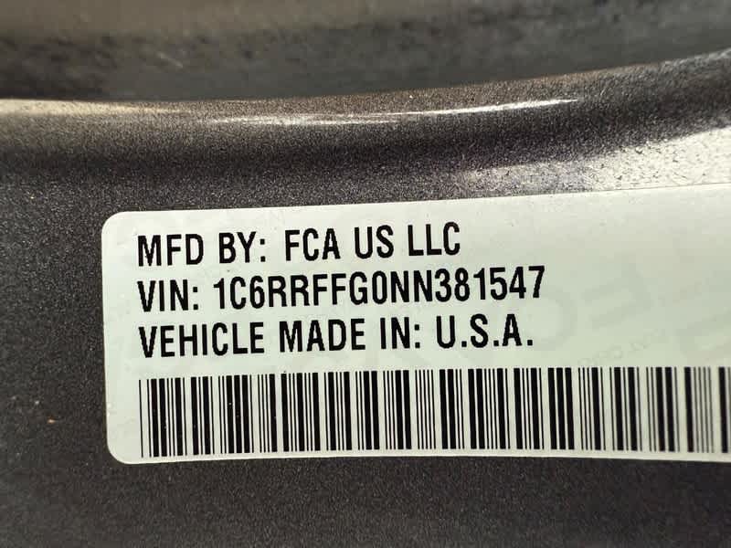 2022 RAM 1500 Big Horn Crew Cab 4x4 5'7' Box