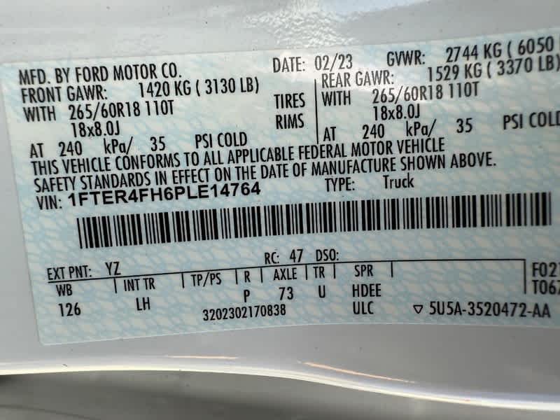 2023 Ford Ranger XLT