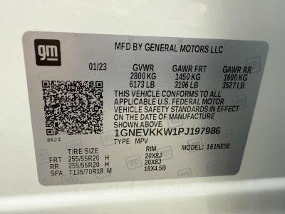 2023 Chevrolet Traverse AWD Premier