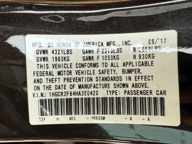 2017 Honda Accord EX-L