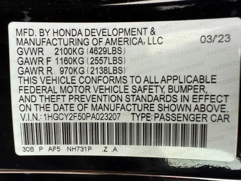 2023 Honda Accord Hybrid Sport