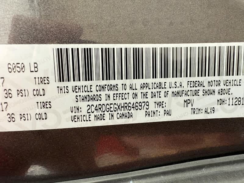 2017 Dodge Grand Caravan GT