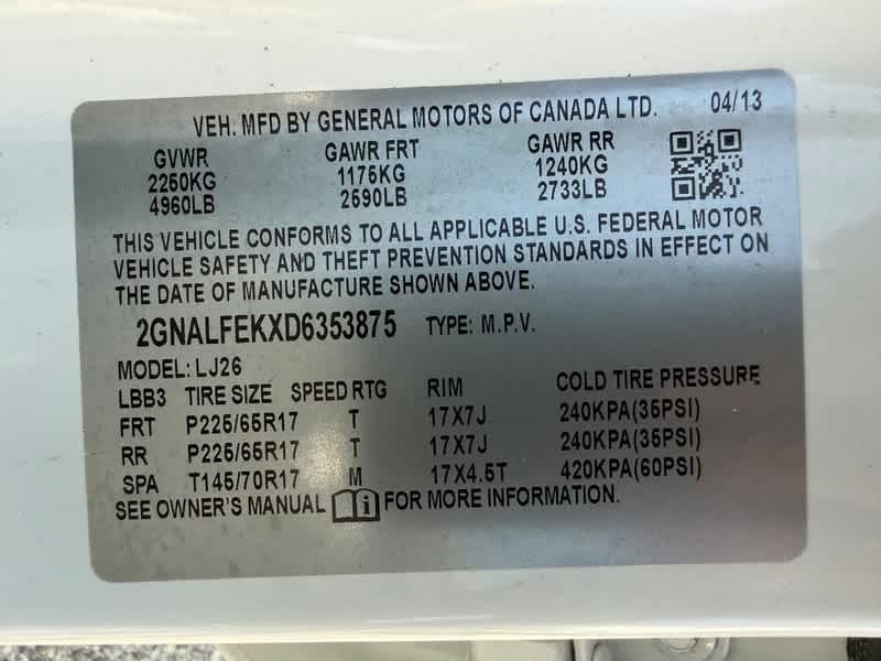 2013 Chevrolet Equinox LTZ