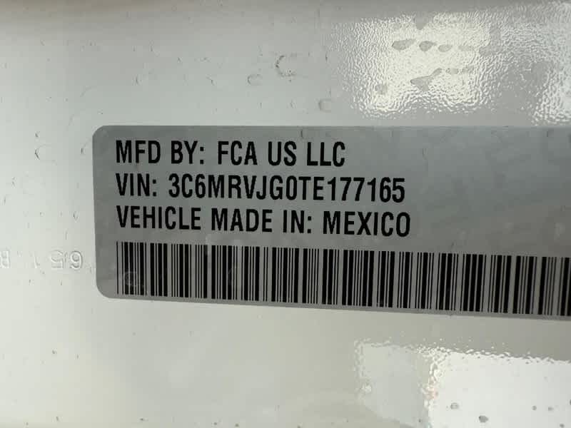 2026 RAM ProMaster HIGH ROOF 159' WB