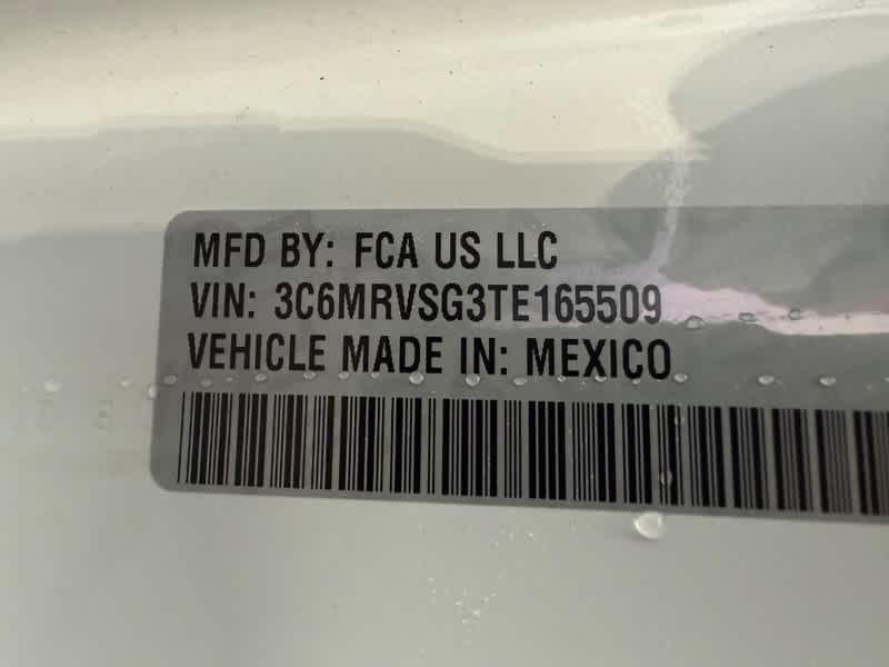 2026 RAM ProMaster HIGH ROOF 159' WB