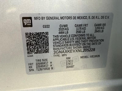 2022 Chevrolet Equinox FWD LT