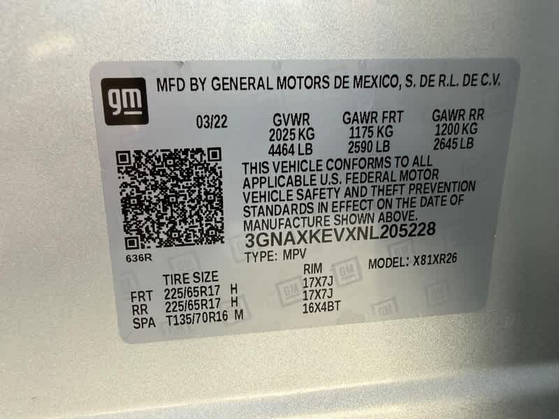 2022 Chevrolet Equinox FWD LT