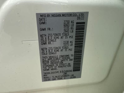 2023 INFINITI QX60 SENSORY AWD