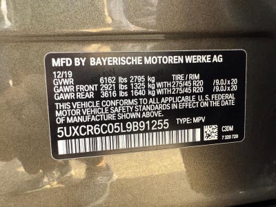 2020 BMW X5 xDrive40i