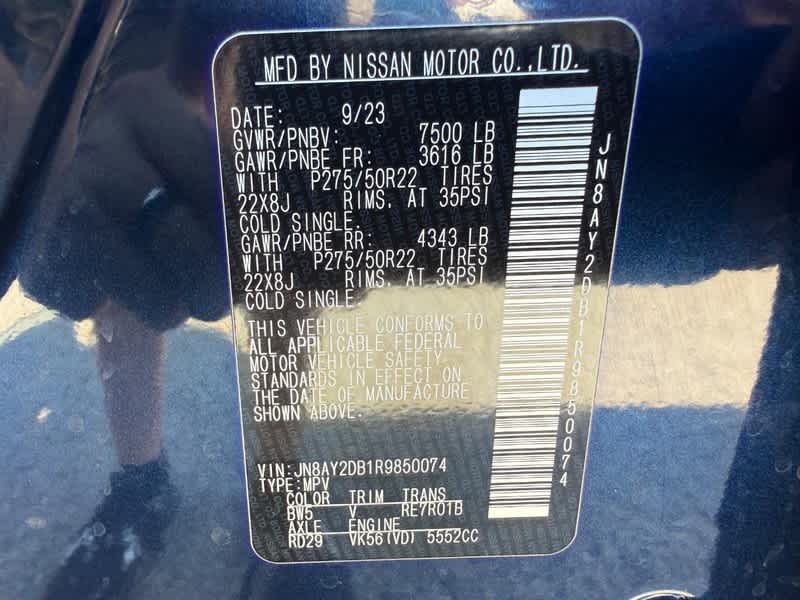 2024 Nissan Armada Platinum 4WD