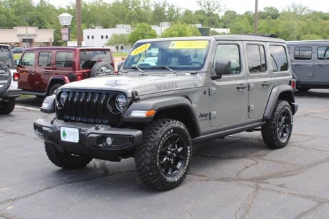 2021 Jeep Wrangler Unlimited Willys 4x4 in Indianapolis, IN - O'Brien Automotive Family