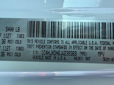 2018 Jeep Wrangler Unlimited Sport S