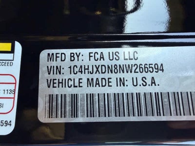 2022 Jeep Wrangler Unlimited Willys 4x4