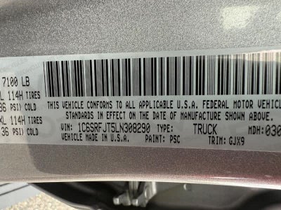 2020 RAM 1500 Laramie