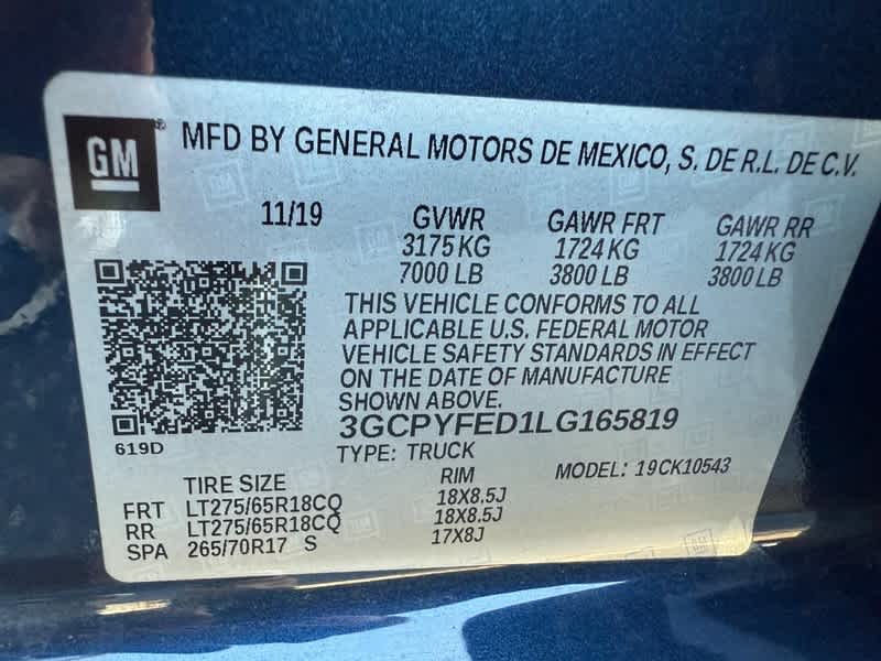 2020 Chevrolet Silverado 1500 LT Trail Boss