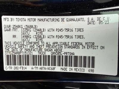 2023 Toyota Tacoma SR