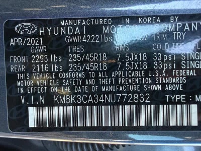 2022 Hyundai Kona N Line