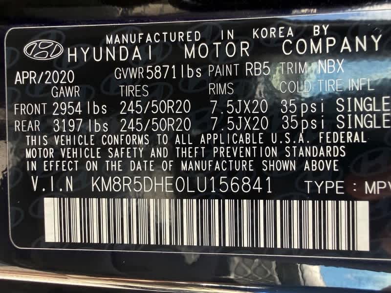 2020 Hyundai Palisade Limited