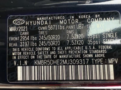 2021 Hyundai Palisade Limited