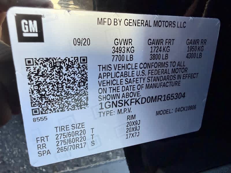 2021 Chevrolet Suburban 4WD 4dr Premier
