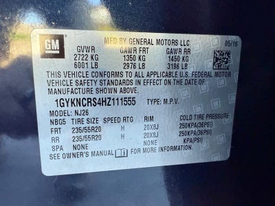 2017 Cadillac XT5 FWD 4dr Premium Luxury