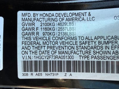 2024 Honda Accord Hybrid Sport-L Sedan