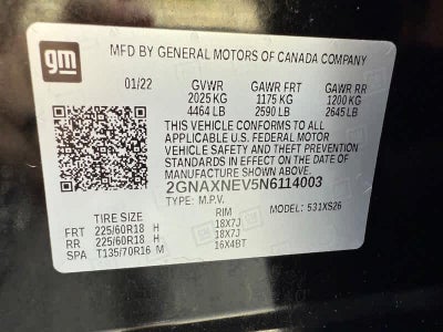 2022 Chevrolet Equinox FWD 4dr Premier