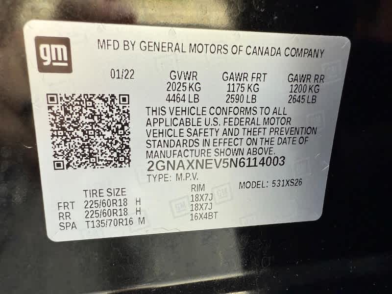 2022 Chevrolet Equinox FWD 4dr Premier