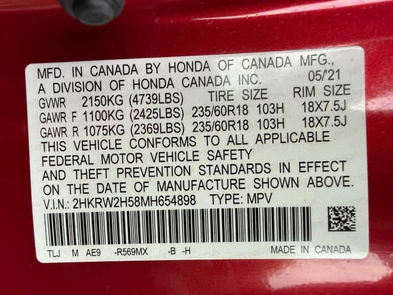 2021 Honda CR-V EX AWD