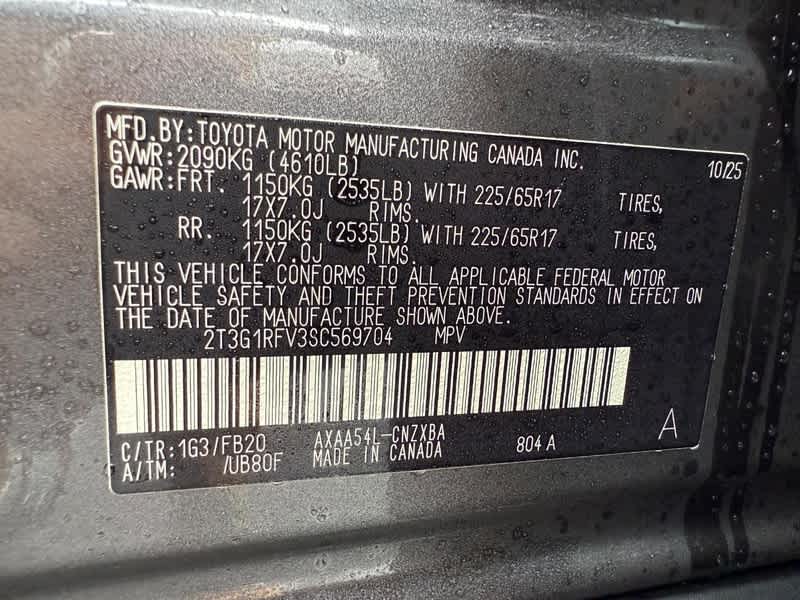 2025 Toyota RAV4 LE AWD