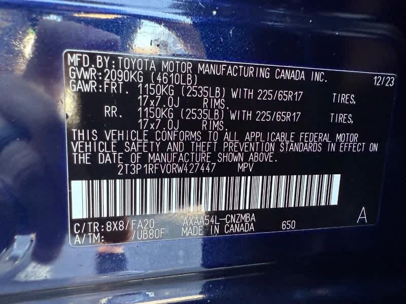 2024 Toyota RAV4 XLE AWD