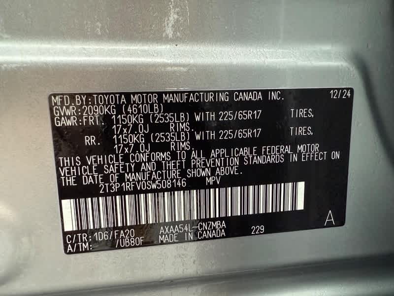 2025 Toyota RAV4 XLE AWD