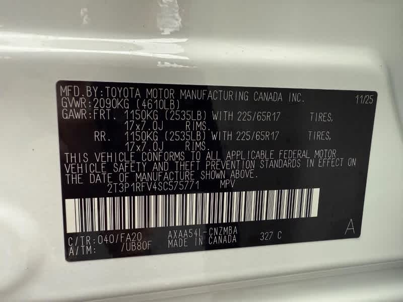 2025 Toyota RAV4 XLE AWD