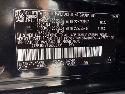 2025 Toyota RAV4 XLE AWD