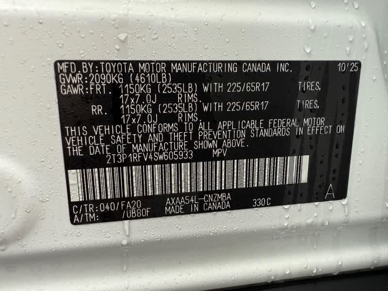 2025 Toyota RAV4 XLE AWD