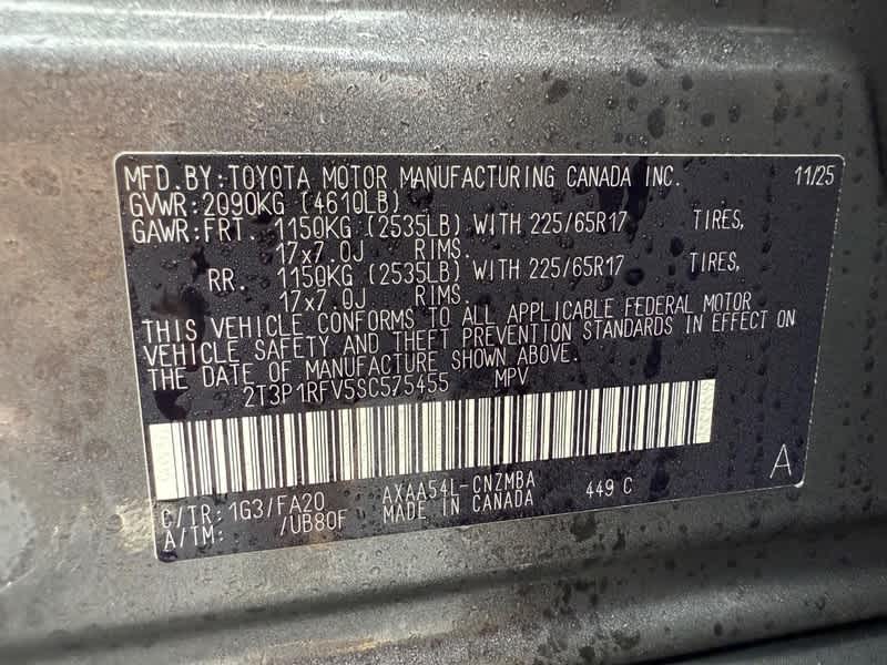 2025 Toyota RAV4 XLE AWD