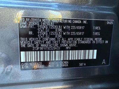 2025 Toyota RAV4 XLE AWD