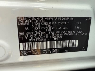 2025 Toyota RAV4 XLE AWD