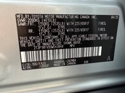 2025 Toyota RAV4 XLE AWD