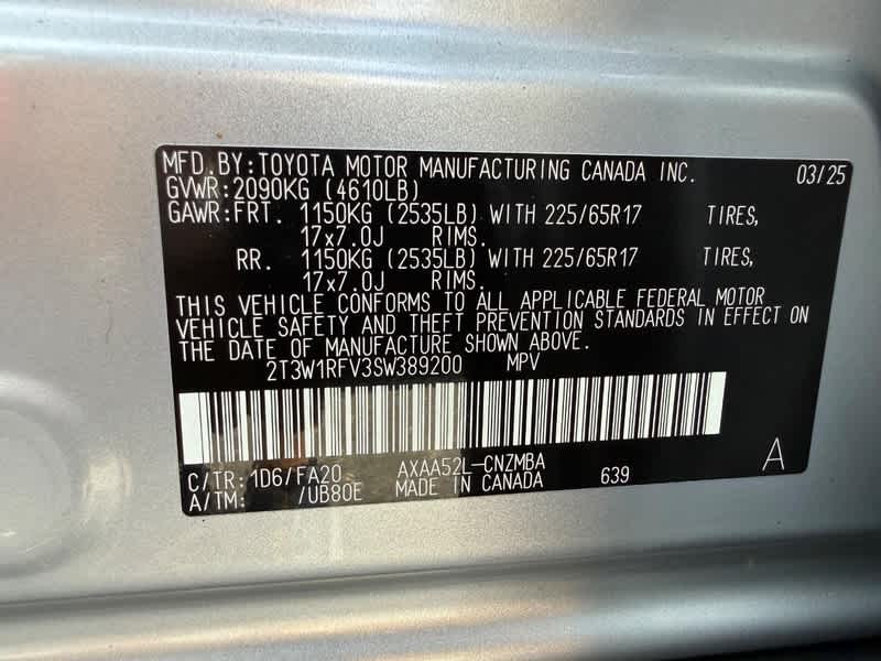 2025 Toyota RAV4 XLE FWD