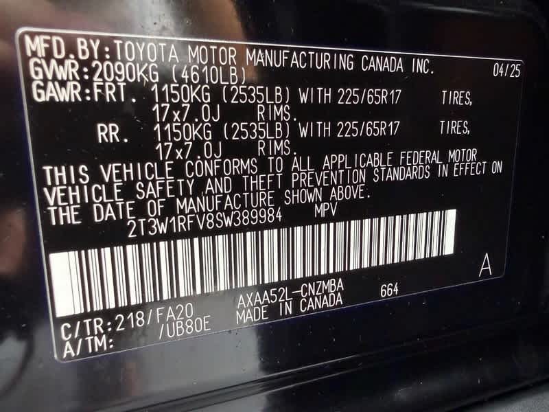 2025 Toyota RAV4 XLE FWD