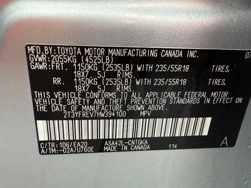 2017 Toyota RAV4 Platinum FWD