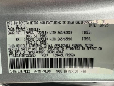 2025 Toyota Tacoma TRD Sport Double Cab 5 Bed AT