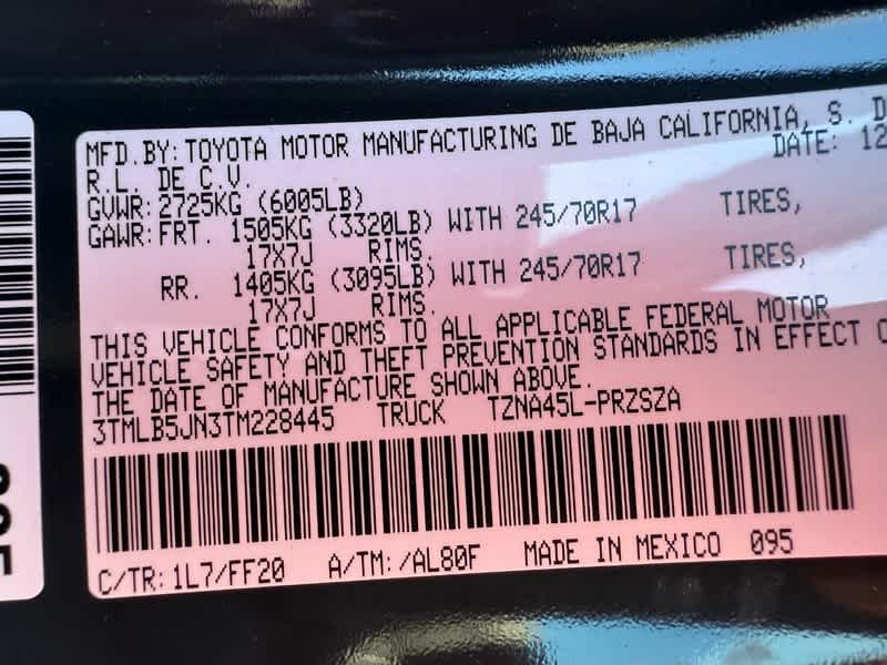 2026 Toyota Tacoma SR5 Double Cab 5 Bed AT