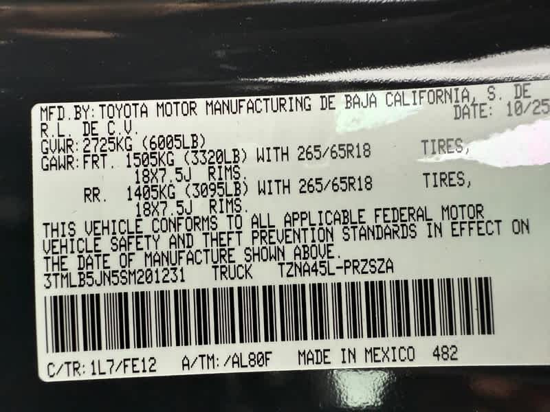 2025 Toyota Tacoma TRD Sport Double Cab 5 Bed AT