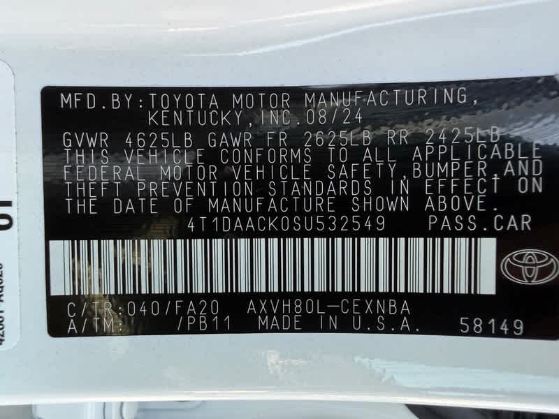 2025 Toyota Camry LE